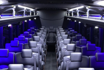Glendora Charter Bus Interior