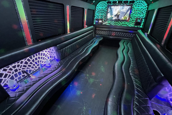 Glendora Limo Bus Interior