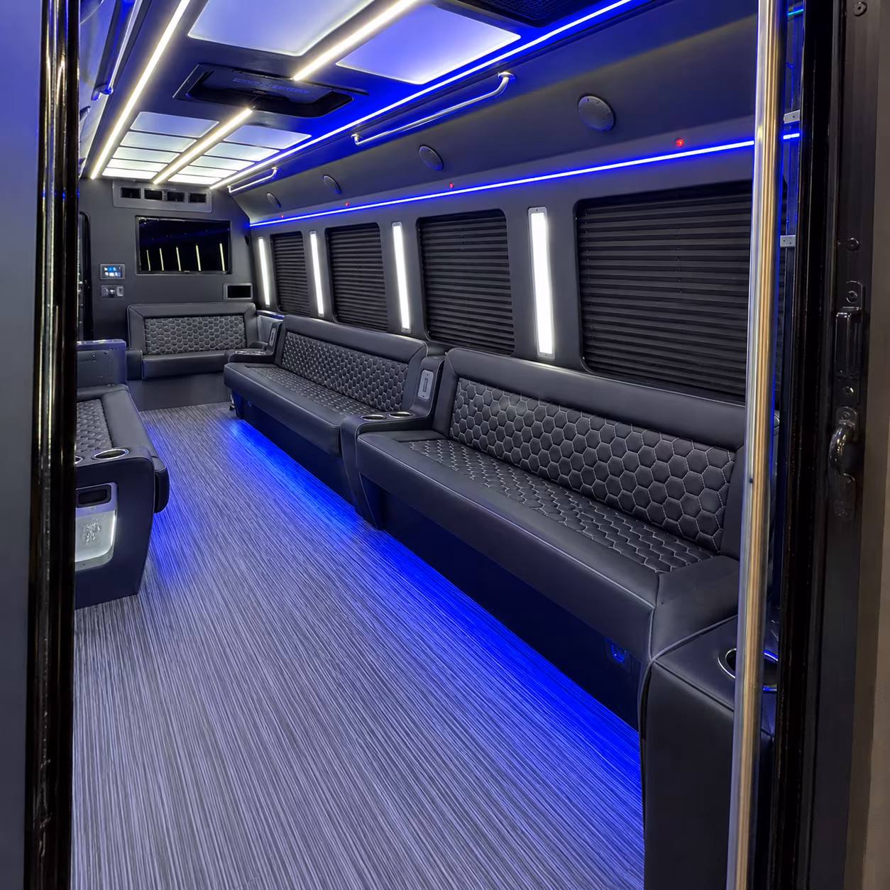 glendora party bus rental interior